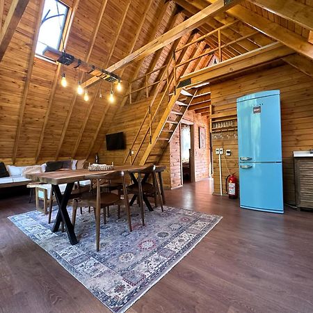 Panurlawoodenhouse Oezel Havuz& Sauna Mavi Extérieur photo