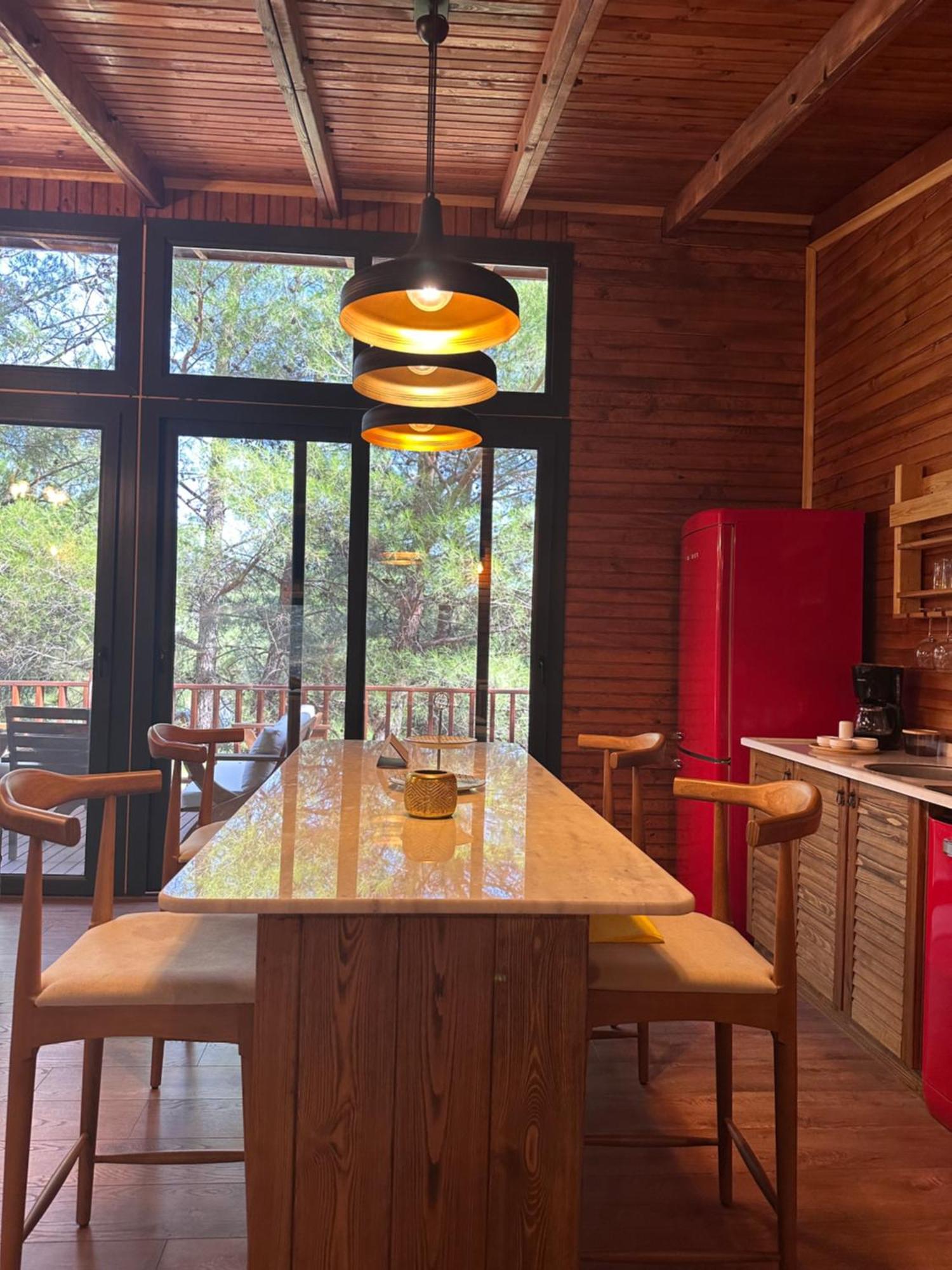 Panurlawoodenhouse Oezel Havuz& Sauna Mavi Extérieur photo