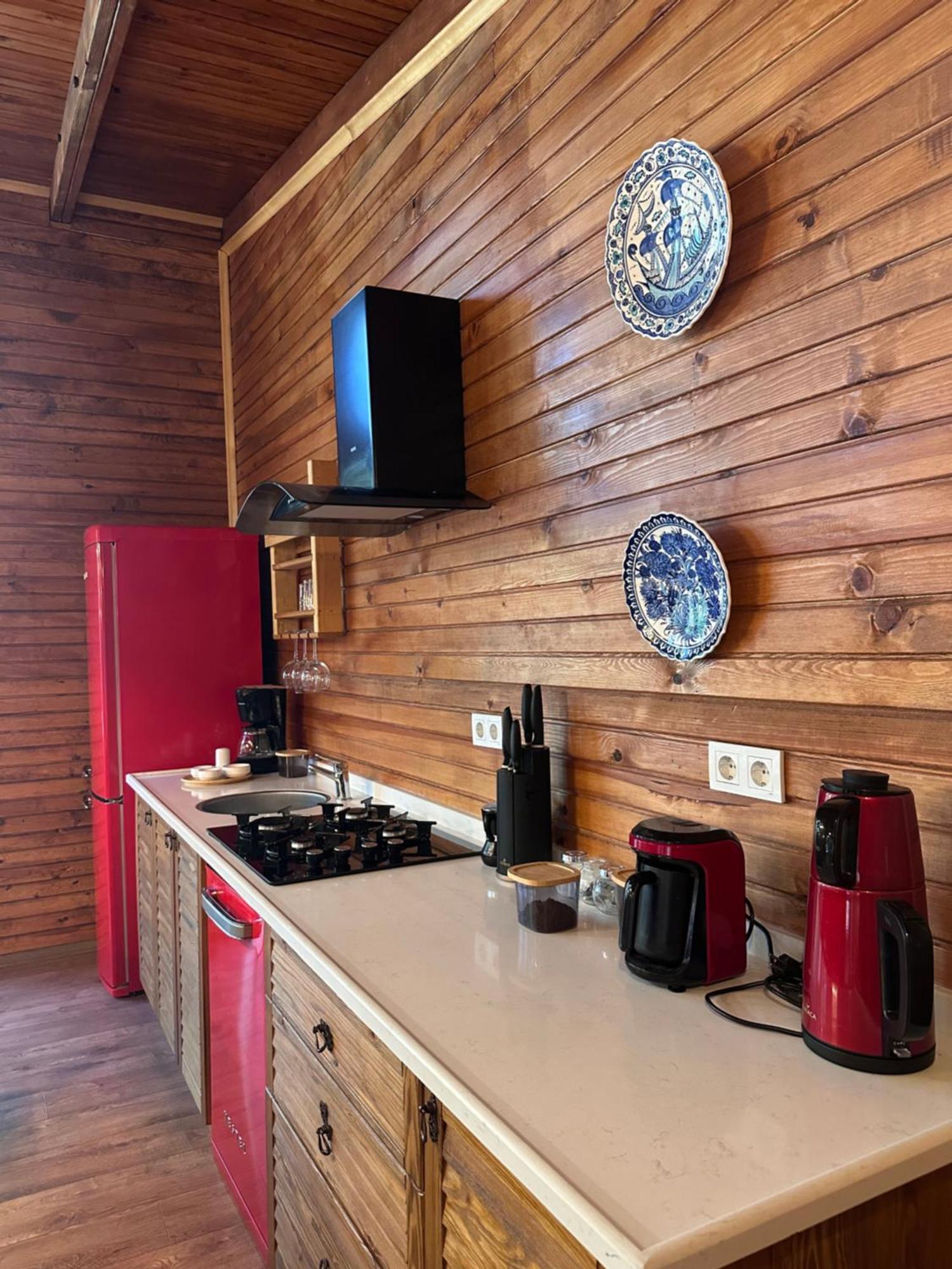 Panurlawoodenhouse Oezel Havuz& Sauna Mavi Extérieur photo
